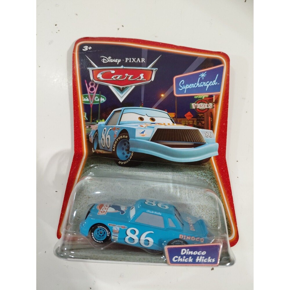 NIP Mattel 1:55 DieCast Disney Pixar Cars Supercharged Dinoco Chick Hicks